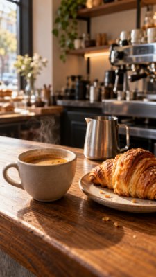 Photo used to make the Coffee shop & bakery example