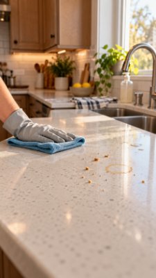 Photo used to make the Home cleaning example